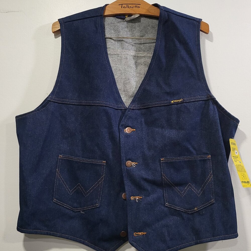 Wrangler Vintage Jean Vest XXL